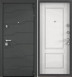 Товар Дверь Цербер 3К(Чёрный муар) Линкор Луна (Сменная панель) DIS006475