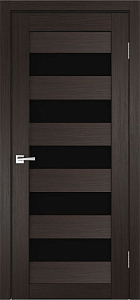 Товар Межкомнатная дверь Легенда X-4 тон Грей Остекление Лакобель черное