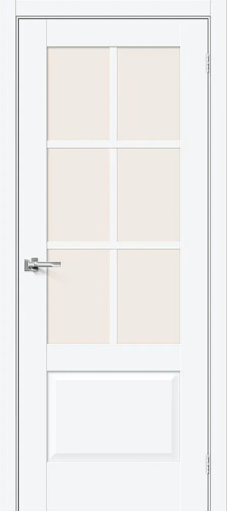 Фото Межкомнатная дверь Прима-13.0.1 White Silk BR5544